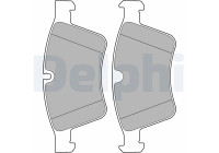Brake Pad Set, disc brake LP2139 Delphi