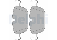 Brake Pad Set, disc brake LP2140 Delphi