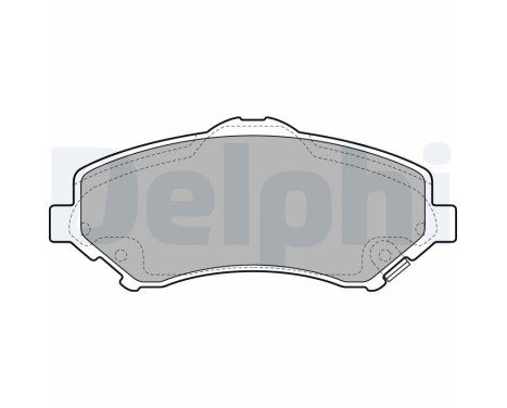 Brake Pad Set, disc brake LP2143 Delphi