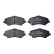 Brake Pad Set, disc brake LP2143 Delphi, Thumbnail 3