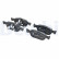 Brake Pad Set, disc brake LP2144 Delphi