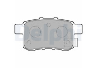 Brake Pad Set, disc brake LP2145 Delphi