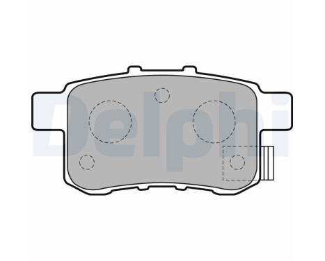 Brake Pad Set, disc brake LP2145 Delphi