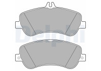 Brake Pad Set, disc brake LP2146 Delphi