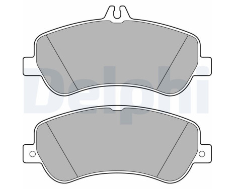 Brake Pad Set, disc brake LP2146 Delphi