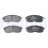 Brake Pad Set, disc brake LP2146 Delphi