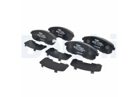Brake Pad Set, disc brake LP2148 Delphi