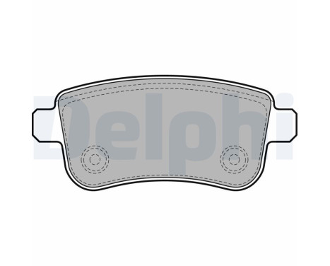 Brake Pad Set, disc brake LP2153 Delphi