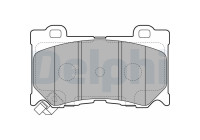 Brake Pad Set, disc brake LP2156 Delphi