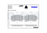 Brake Pad Set, disc brake LP2156 Delphi