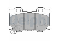 Brake Pad Set, disc brake LP2157 Delphi