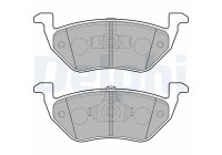 Brake Pad Set, disc brake LP2158 Delphi
