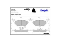 Brake Pad Set, disc brake LP2158 Delphi