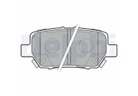 Brake Pad Set, disc brake LP2160 Delphi