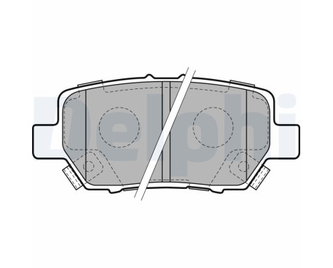 Brake Pad Set, disc brake LP2160 Delphi