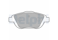 Brake Pad Set, disc brake LP2164 Delphi