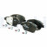 Brake Pad Set, disc brake LP2164 Delphi, Thumbnail 3