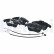 Brake Pad Set, disc brake LP2165 Delphi