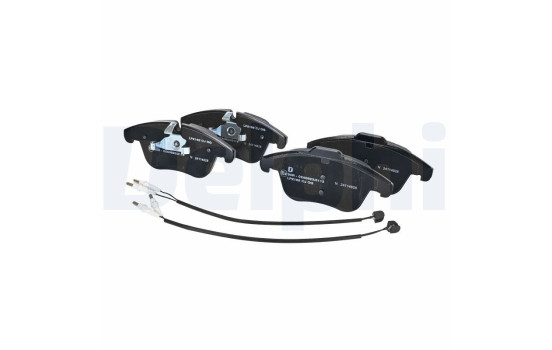 Brake Pad Set, disc brake LP2165 Delphi