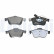 Brake Pad Set, disc brake LP2168 Delphi, Thumbnail 3