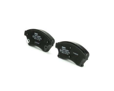 Brake Pad Set, disc brake LP2171 Delphi
