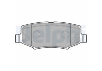 Brake Pad Set, disc brake LP2172 Delphi