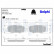 Brake Pad Set, disc brake LP2172 Delphi
