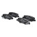 Brake Pad Set, disc brake LP2172 Delphi, Thumbnail 2