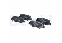 Brake Pad Set, disc brake LP2172 Delphi