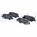 Brake Pad Set, disc brake LP2172 Delphi