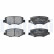 Brake Pad Set, disc brake LP2172 Delphi, Thumbnail 2