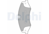 Brake Pad Set, disc brake LP2176 Delphi