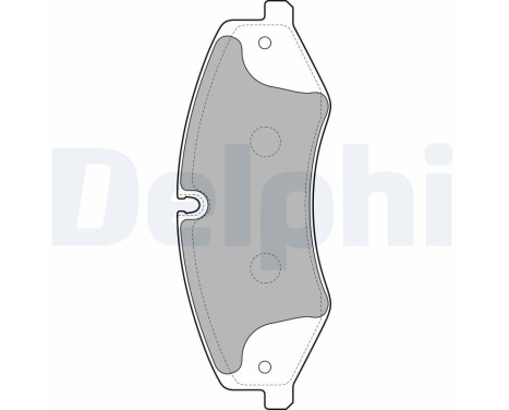 Brake Pad Set, disc brake LP2176 Delphi