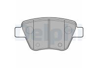 Brake Pad Set, disc brake LP2178 Delphi