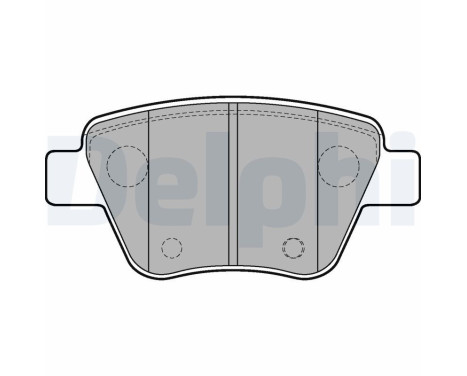 Brake Pad Set, disc brake LP2178 Delphi