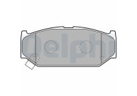 Brake pad set, disc brake LP2182 Delphi