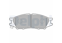 Brake Pad Set, disc brake LP2184 Delphi