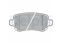 Brake Pad Set, disc brake LP2188 Delphi