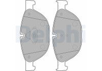 Brake Pad Set, disc brake LP2189 Delphi