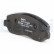 Brake Pad Set, disc brake LP2190 Delphi, Thumbnail 2