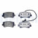 Brake pad set, disc brake LP2191LC Delphi, Thumbnail 4