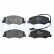 Brake Pad Set, disc brake LP2192 Delphi, Thumbnail 3