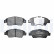 Brake Pad Set, disc brake LP2194 Delphi, Thumbnail 3