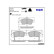 Brake Pad Set, disc brake LP2194 Delphi, Thumbnail 3