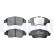 Brake Pad Set, disc brake LP2194 Delphi, Thumbnail 2