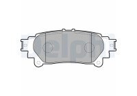 Brake Pad Set, disc brake LP2196 Delphi