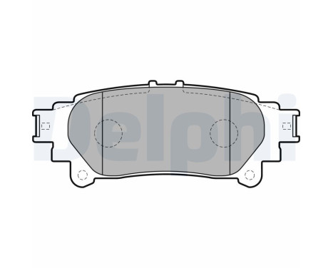 Brake Pad Set, disc brake LP2196 Delphi