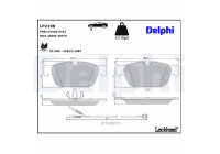 Brake Pad Set, disc brake LP2198 Delphi