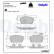 Brake Pad Set, disc brake LP2199 Delphi, Thumbnail 4