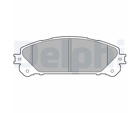 Brake Pad Set, disc brake LP2201 Delphi